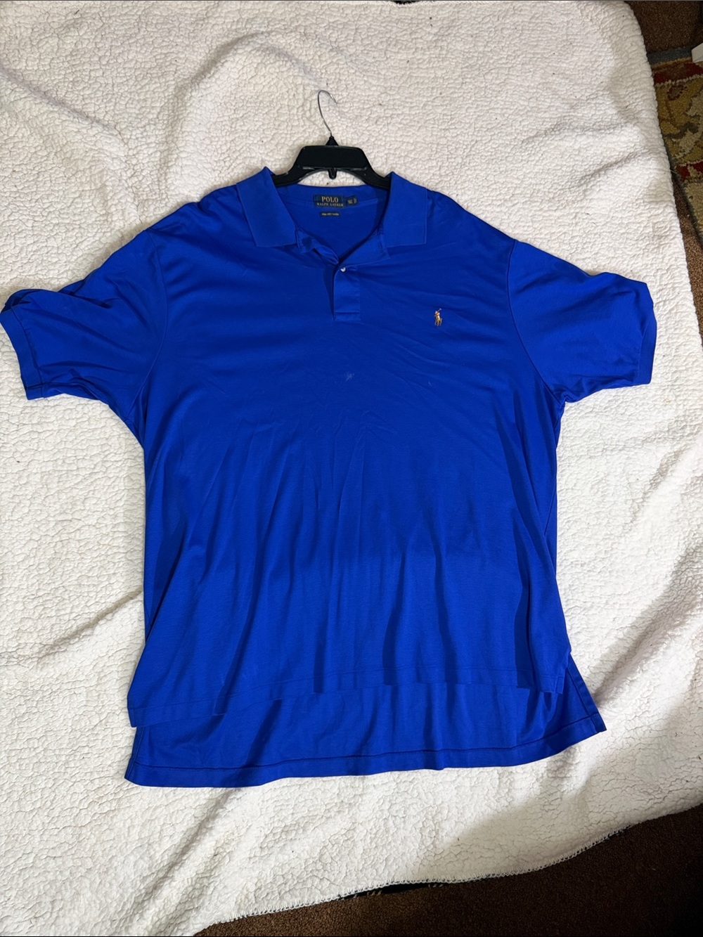 Polo by Ralph Lauren Royal Blue Short-Sleeve Performance Polo